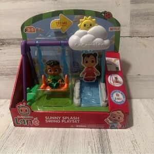 Cocomelon Sunny Splash Swing Playset Toy NEW